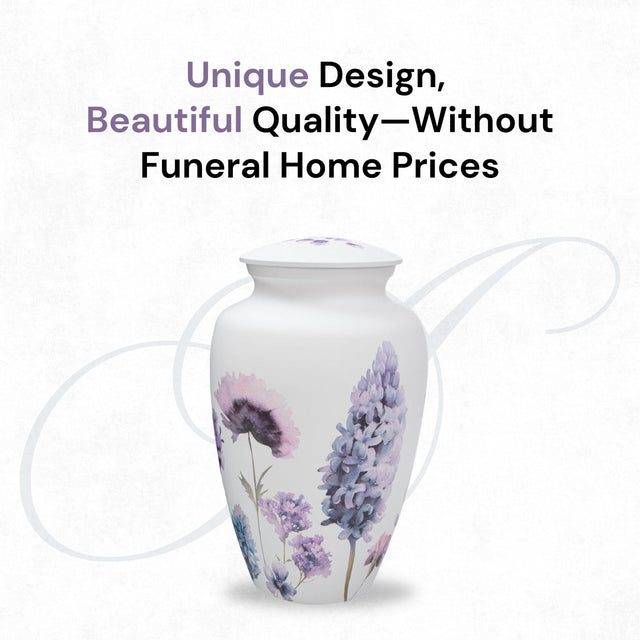 Soft Violet Large Urn