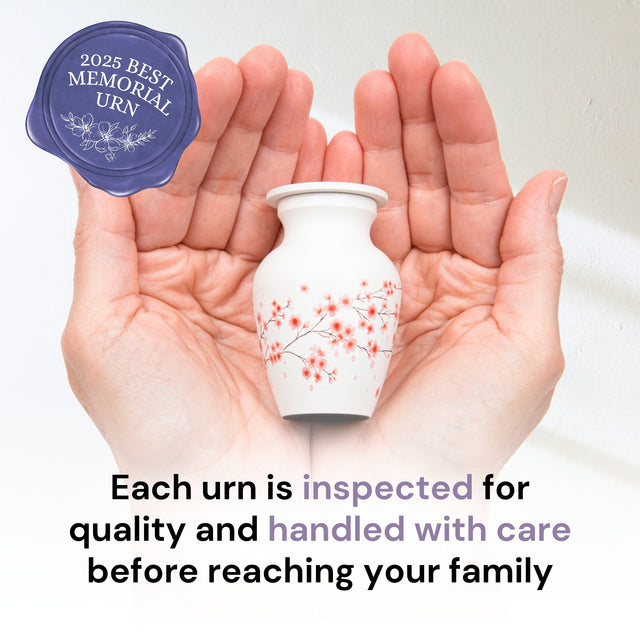 Cherry Blossom Keepsake Urn