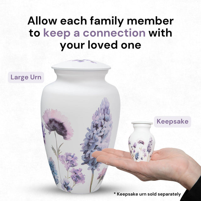 Soft Violet Large Urn