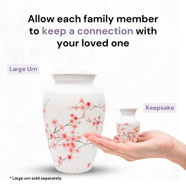 Cherry Blossom Keepsake Urn