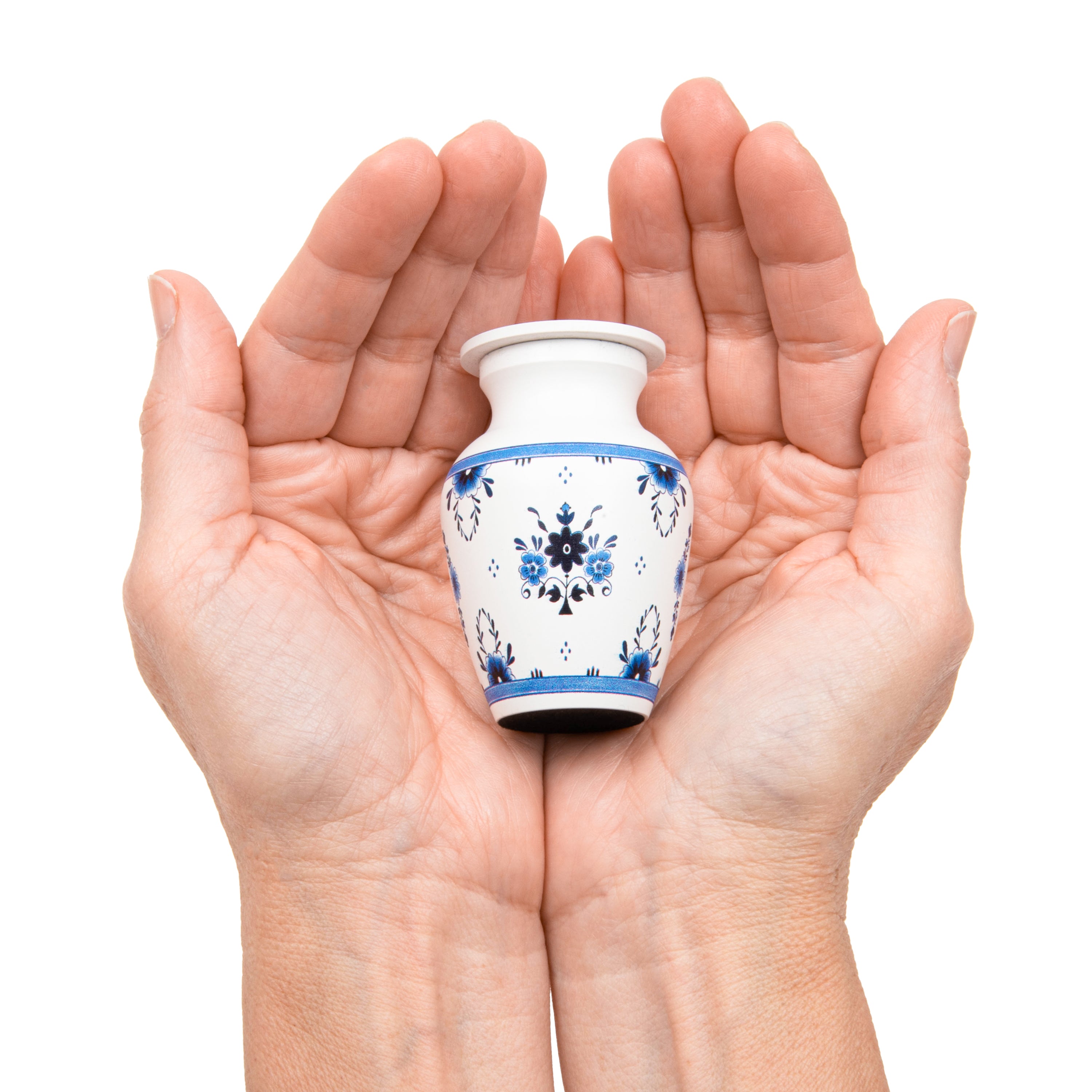 Traditional Blue Keepsake Urn
