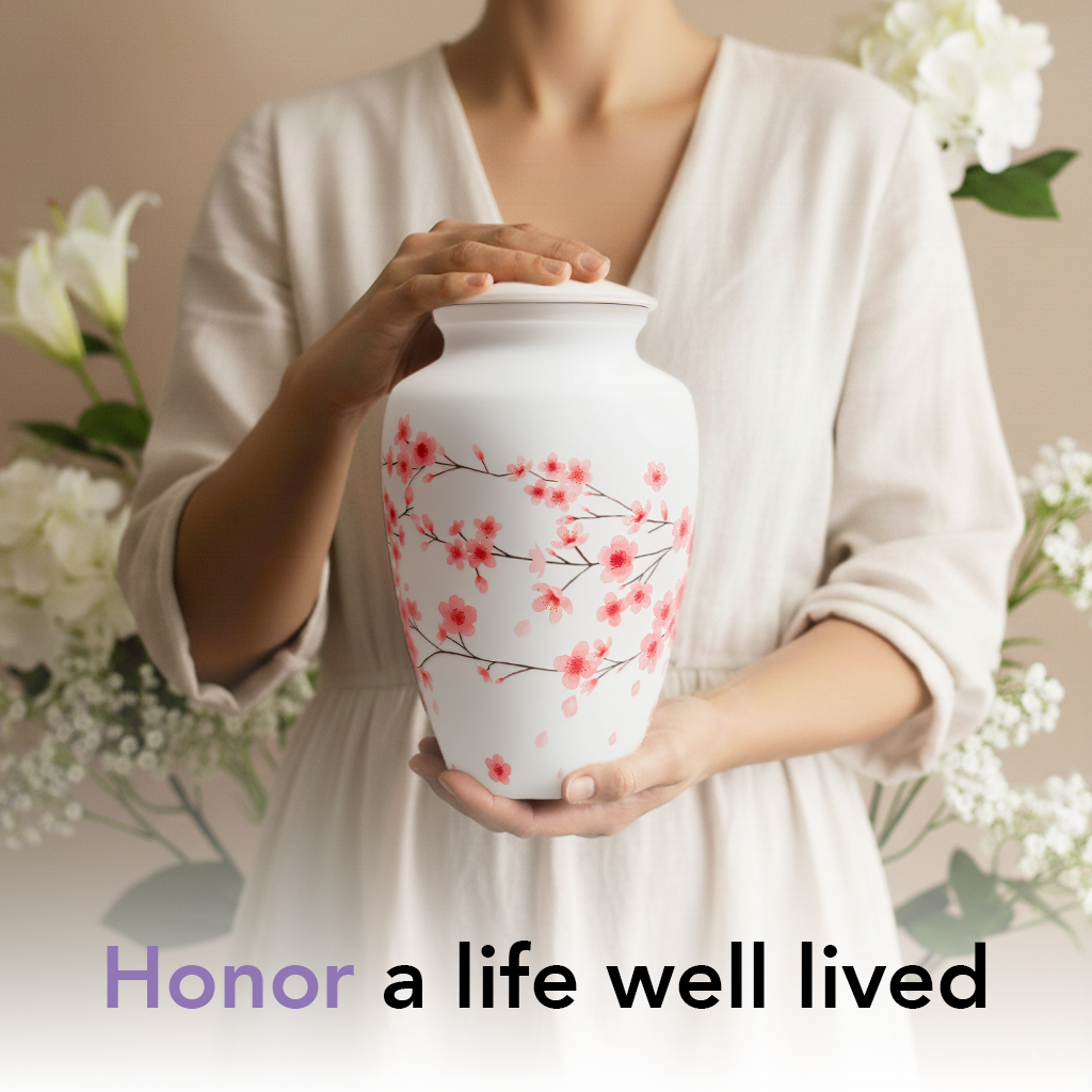 Cherry Blossom Large Urn