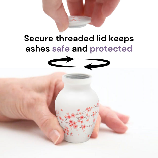 Cherry Blossom Keepsake Urn