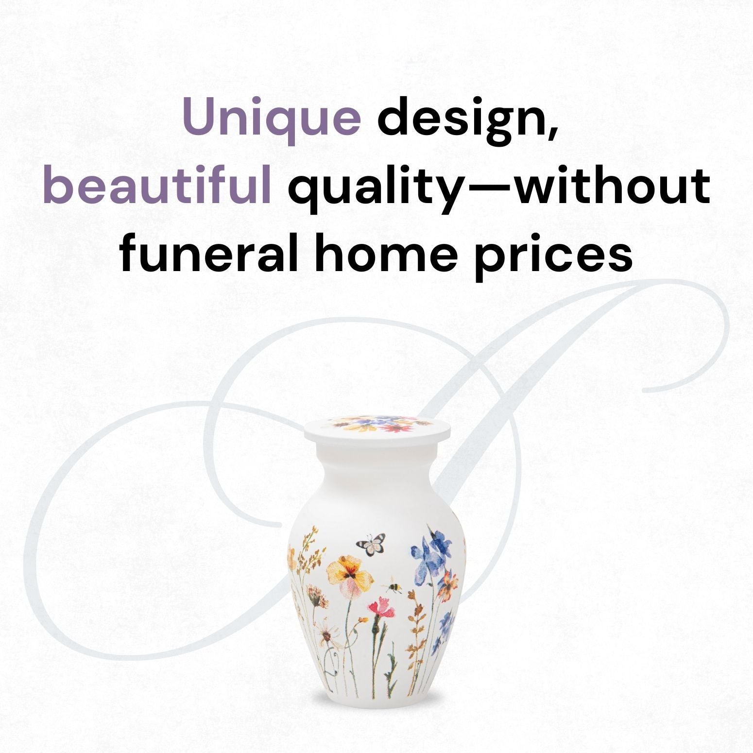 Wildflower Breeze Keepsake Urn