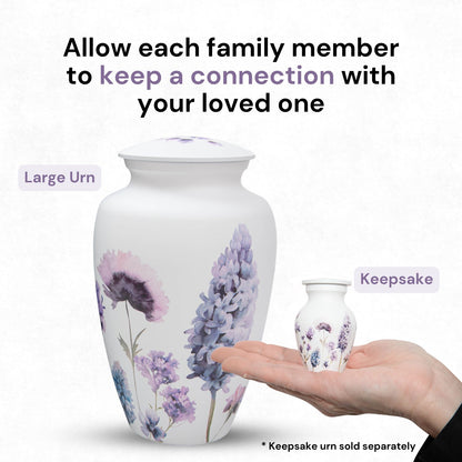 Soft Violet Large Urn