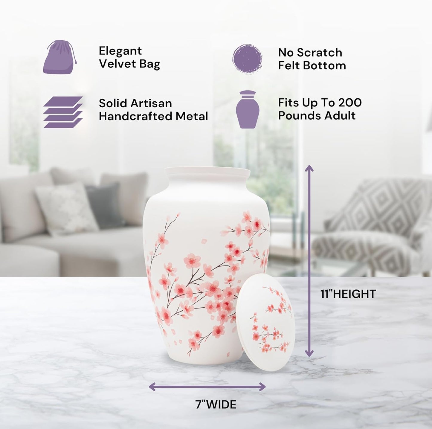 Cherry Blossom Large Urn