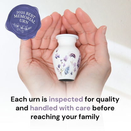 Soft Violet Keepsake Urn
