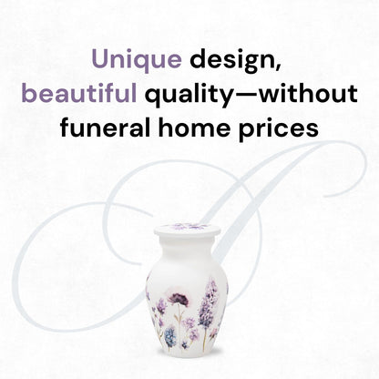 Soft Violet Keepsake Urn